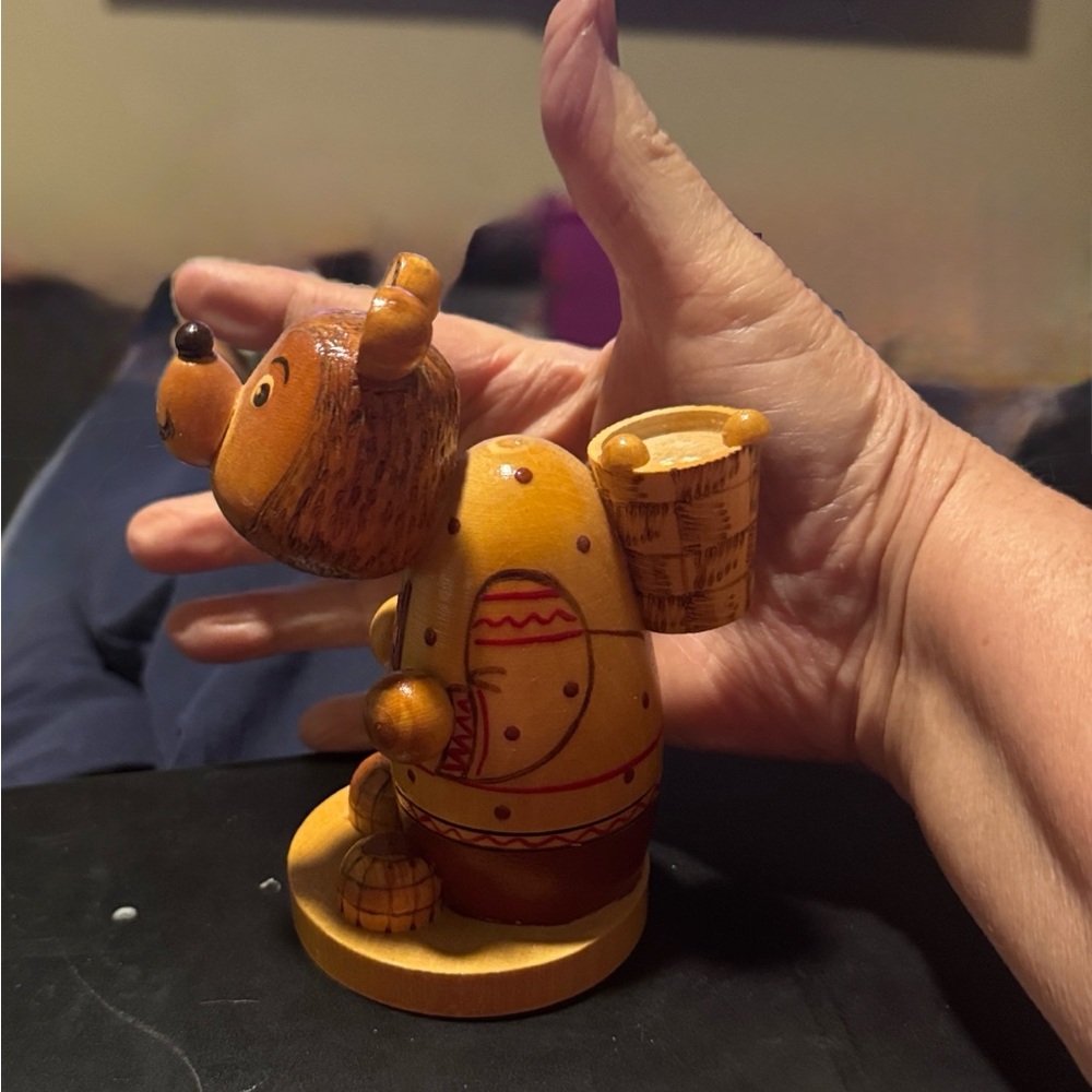 Masha and the Bear 2015 from Russia hand carved wood